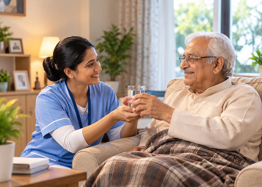 When Family Needs Help Gentle Elderly Care At Home in Delhi